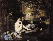 Edouard Manet Grass lunch oil painting reproduction